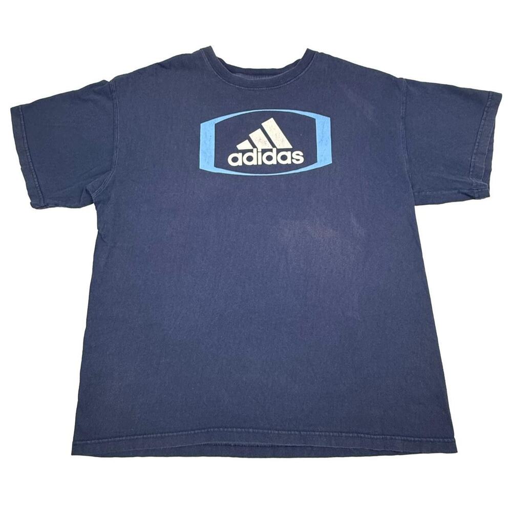 Y2k adidas soccer t shirt early 2000s Y2K Large